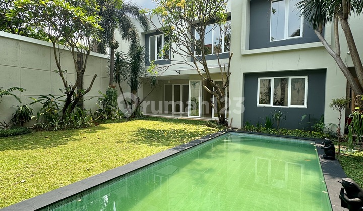 Bright house with private pool & garden in kemang compound AJH04161 Bright house with private pool & garden in kemang compound AJH04161