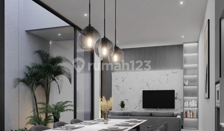 Brand new beautiful minimalist house in the Cilandak AJH02150 cluster 2