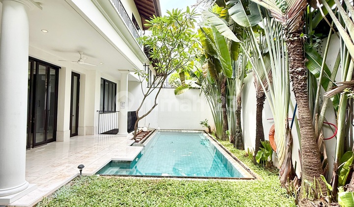 Bright Tropical House In Pejaten Compound Near Ais Ajh05023