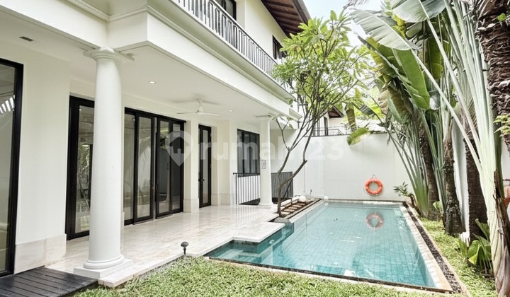 Tropical House 2 Storey With Pool In Pejaten Compound Ajh05022