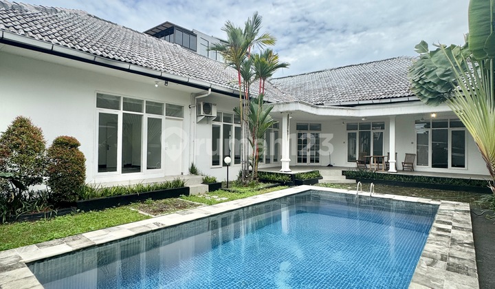 Single Story Stand Alone House in Kemang with Pool AJH04149