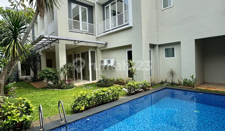 Bright and minimalist house 4 BR in kemang compound AJH04130 1