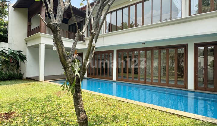 Bright House 5BR with pool big garden in Kemang compound AJH04168 Bright House 5BR with pool big garden in Kemang compound AJH04168
