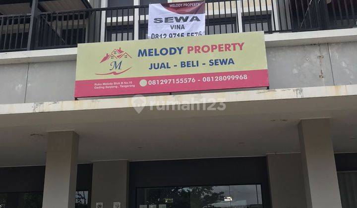 Disewakan Lantai 2 Ruko Melody 1 Hadap Danau Ada Balkon 1