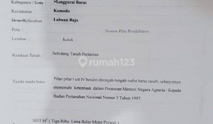 Di Jual Tanah Bukit View Laut Di Labuan Bajo 8