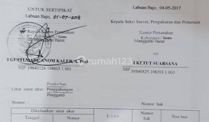 Di Jual Tanah Bukit View Laut Di Labuan Bajo 9