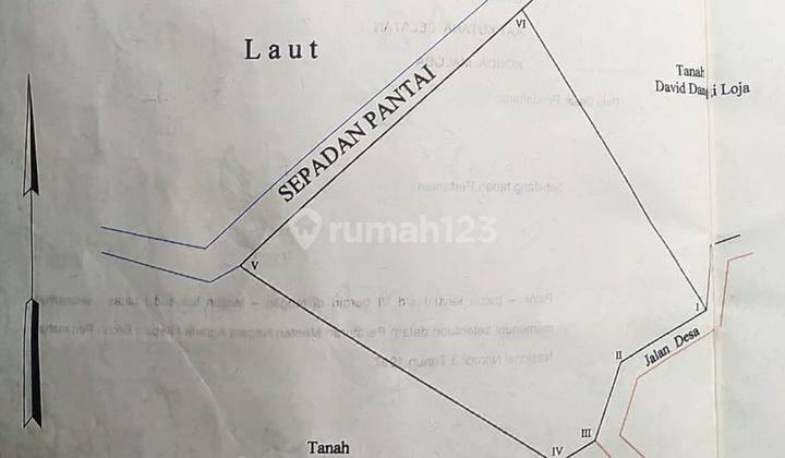Di Jual Tanah Los Pantai di Sumba Tengah 8