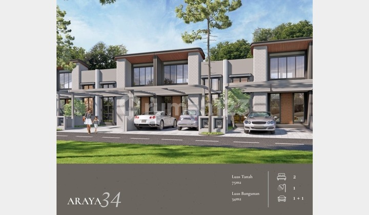 Best Premium Investment Home - Araya Lake Cluster Located in Grand Residence City Housing, Bekasi