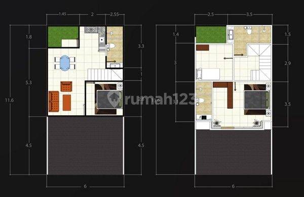 Rumah baru 2 lantai di jatiwaringin dekat tol 11