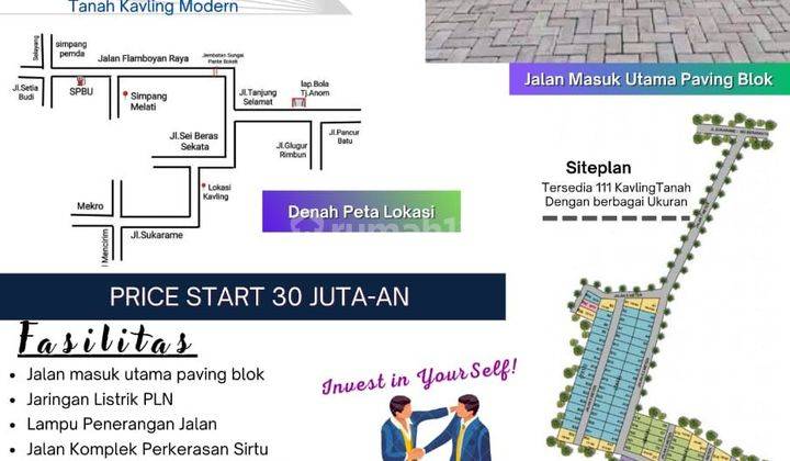 Tanah Kavlingan Pesona Sunggal Land Lokasi Strategis dekat Sei Mencirim 1