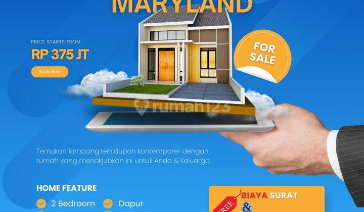 Cluster Maryland Rumah Cantik Minimalis Pusat Bisnis dan Kuliner Medan Marelan  1