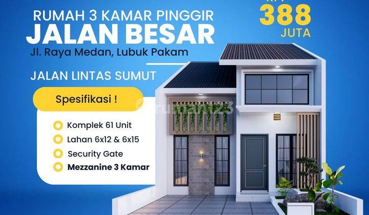 De Royal Deli Perumahan Baru Harga Promo Pinggir Jalan Raya Medan Lubuk Pakam 2