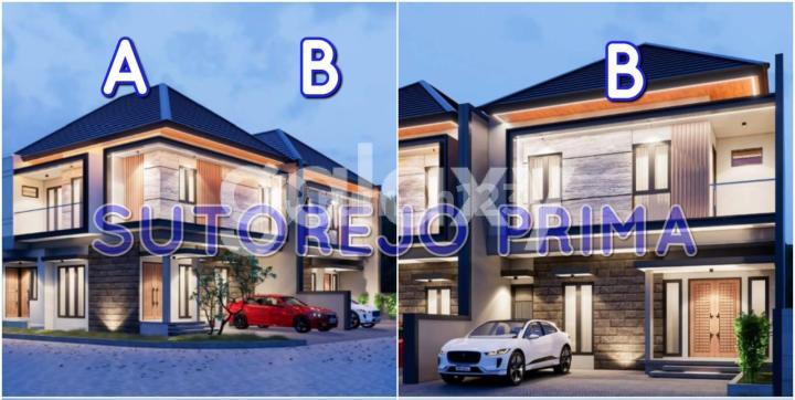 On Progress Rumah Sutorejo Prima Selatan Hadap Barat Unit B Row 3,5 Mobil 2