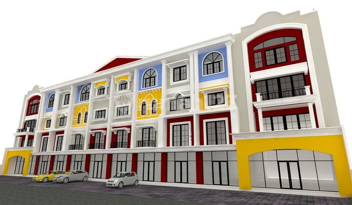 4-story Ruko on Raya Ir. Soekarno Street, East Merr, Surabaya 1