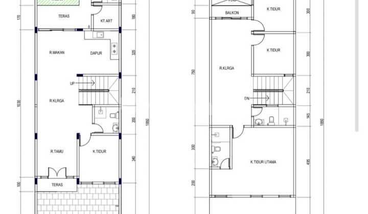 Rumah Metland Puri Uk 6x18.5 Timur Bangunan Baru 2