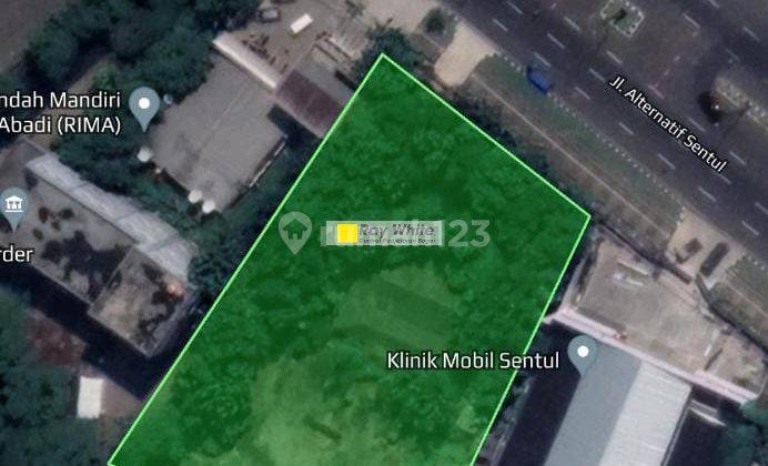 Tanah Pergudangan Komersil Di  Jl Raya Alternatif Sentul 1