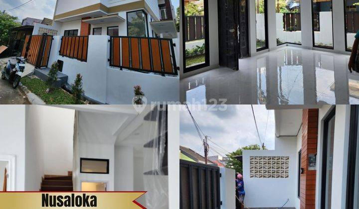 Rumah Bagus SHM di Nusaloka, Banjar 1