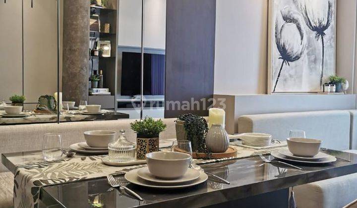 ruang makan disewakan apartment south hills 2kamar