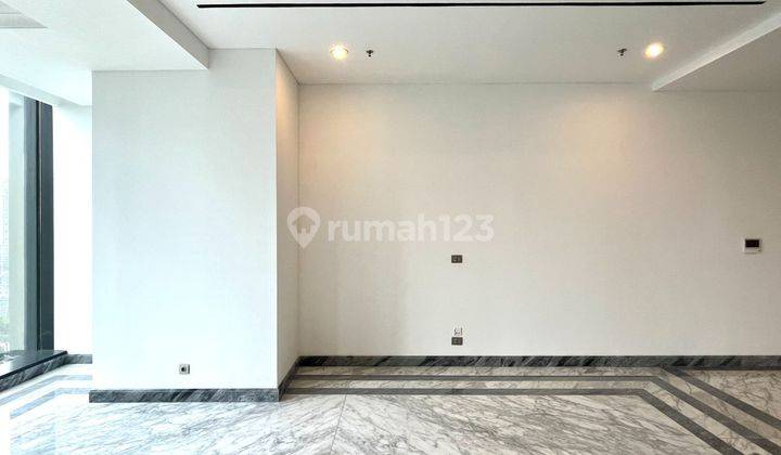 ruang tamu apartment langham residence jakarta