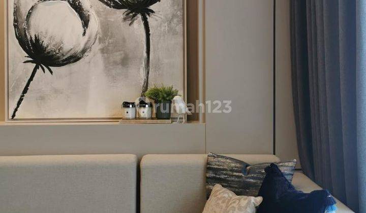 ruang tamu disewakan apartment south hills 2kamar
