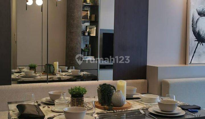 ruang makan disewakan apartment south hills 2kamar