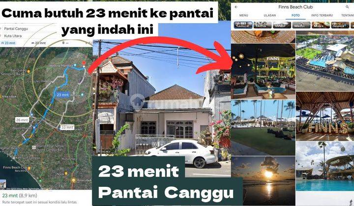 Rumah Area Strategis dekat Canggu Kuta Utara Bali 1