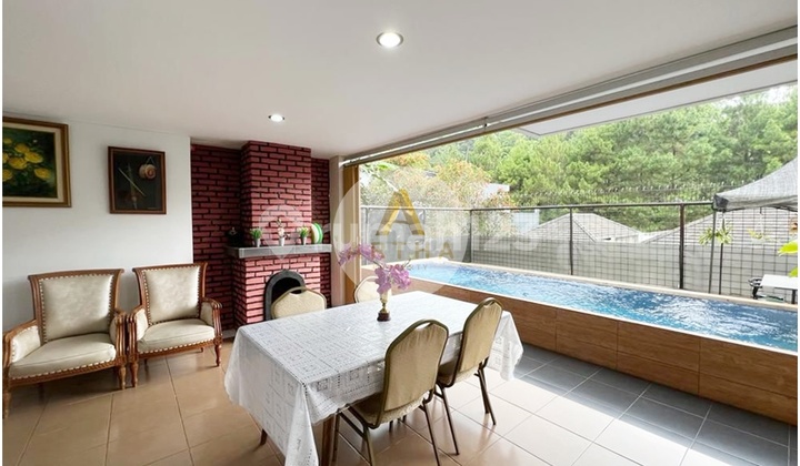 Rumah Villa Resort Dago Pakar Bandung Ada Kolam Renang Harga Nego 2