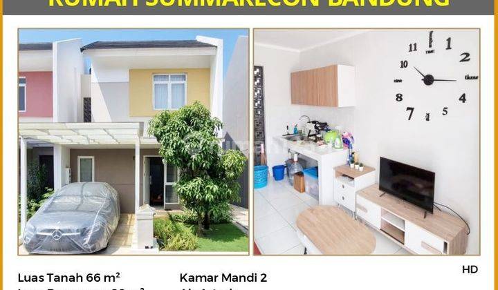 Rumah 2 Lantai Summarecon Bandung Cluster Dayana 1