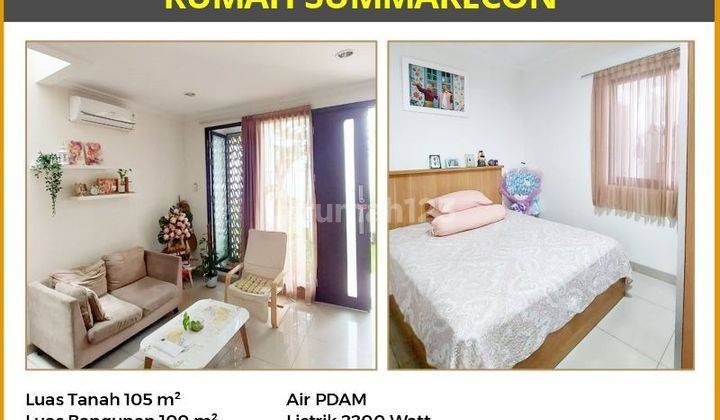 Rumah Semi Furnished Di Summarecon Cluster Chintya Bandung 1