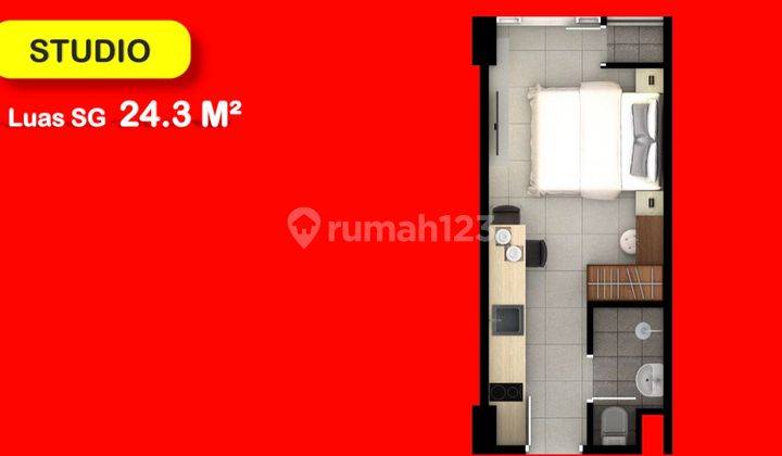 Apartemen Studio Baloi Apartment Jual Take Over Pusat Kota Batam 5