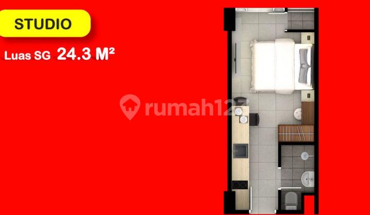 Dijual Rugi Take Over Apartemen Studio Baloi Apartment Batam Kota 4