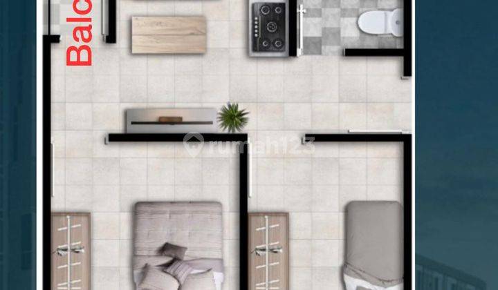 Jual Rugi Apartemen 2br Monde City Pasir Putih Batam Center 8