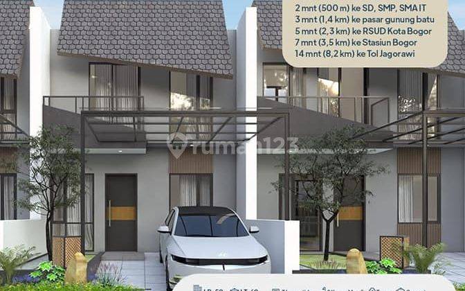 Rumah 2 Lantai Murrah Premium Strategis Ditengah Kota Bogor 1