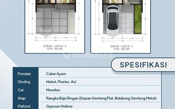 Rumah 2 Lantai Murrah Premium Strategis Ditengah Kota Bogor 2