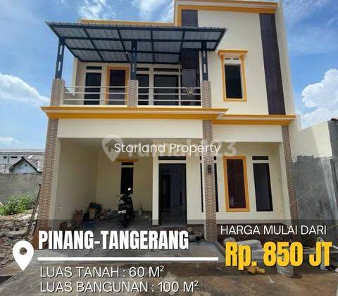 Rumah 2 Lantai Murrah Minimalis Modern Dikawasan Pinang Tangerang 1