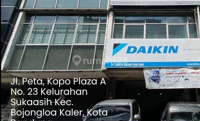 Dijual Lelang Ruko 3 Lantai Siap Pakai di Kopo Plaza Jalan Peta 1