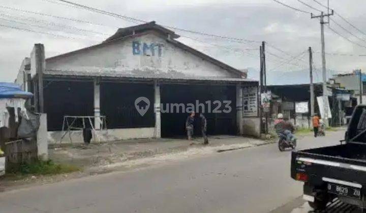 Tanah Luas Bonus Gudang Ex Car Wash Strategis di Mainroad Soreang 2