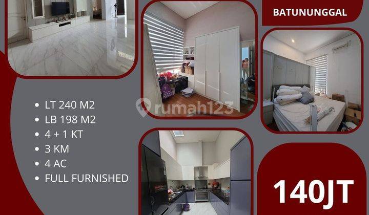 Rumah Bangunan Lux Full Furnish Komplek Batununggal Bandung 1