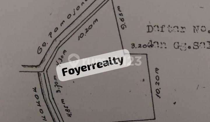 Tanah Hoek Cocok Untuk Kost Di Pamoyanan Kota Bandung 