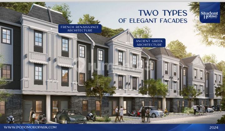 Student House at Naragriya Cluster Podomoro Park Bandung