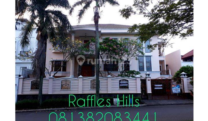 Rumah Dijual [ H O T ] Raffles Hills Cibubur - Rumah Mewah 3 Lt Full Marmer Tanpa Renovasi Ex Pejabat Terawat. 1