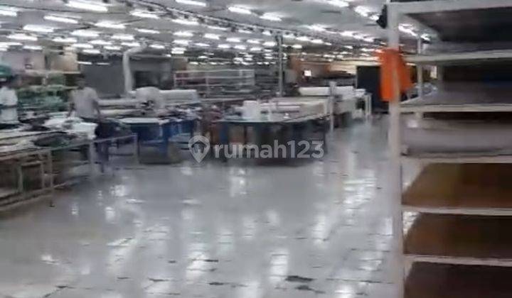 Turun Harga Eks Pabrik Garmen Kawasan Industri di Jati Uwung Tangerang 1