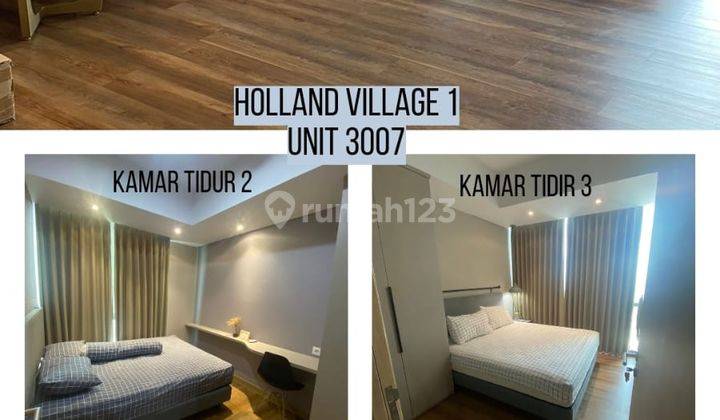 For Rent 3 + 1 Bedroom Holland Village One Jakarta Apartment 2