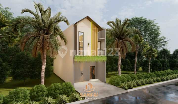Rumah 2Lt Design Modern Lokasi Premium Cipinang Jaktim