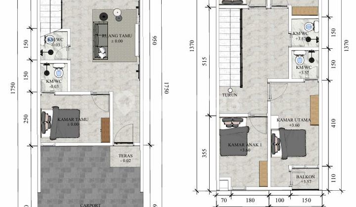 Rumah 2Lt Design Modern Lokasi Premium Cipinang Jaktim 2