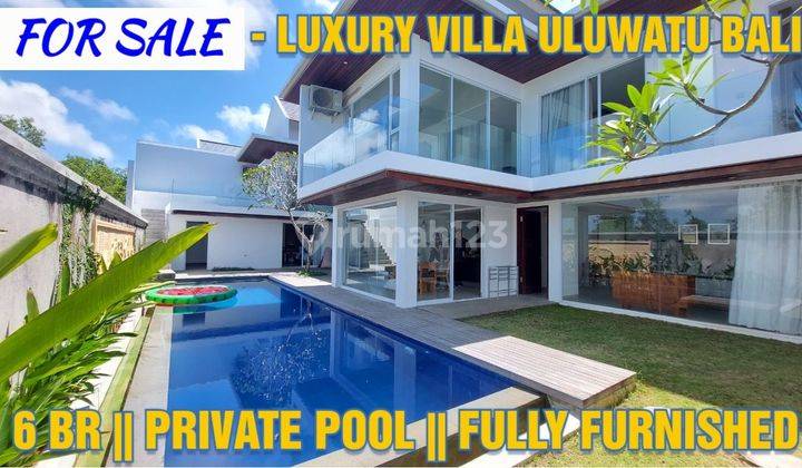 Dijual Villa 6 Kamar Di Ungasan Jimbaran Bali 1