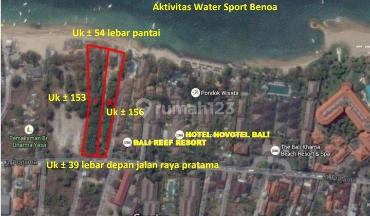 BEACHFRONT LAND FOR SALE TANJUNG BENOA NUSA DUA BALI 1