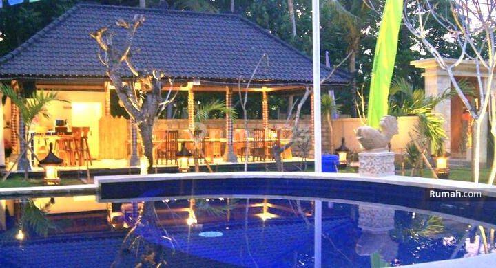 FORSALE / DIJUAL LEASEHOLD VILLA GUEST HOUSE LOKASI STRATEGIS DI NUSA LEMBONGAN CENINGAN NUSA DUA-BALI, HARGA EKONOMIS, DGN PRIVATE SWIMMING - POOL. 9