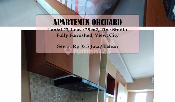 Sewa Apartemen Orchard Mansion Pakuwon Mall Surabaya Type Studio 2