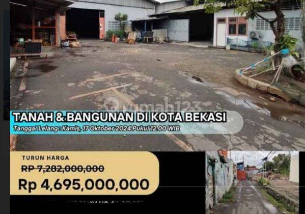 Tanah Ada Bangunan Jual Lelang Bekasi Jaya Bekasi Timur  2